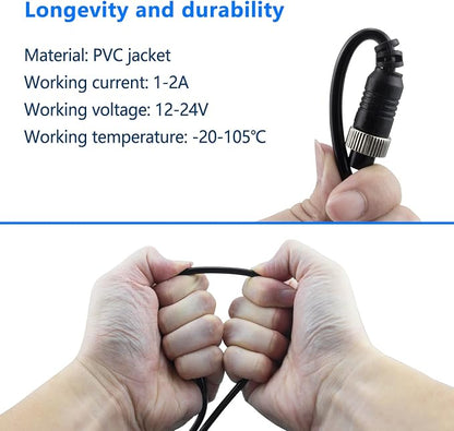 Car Video 4-Pin Aviation Extension Cable - Image 3