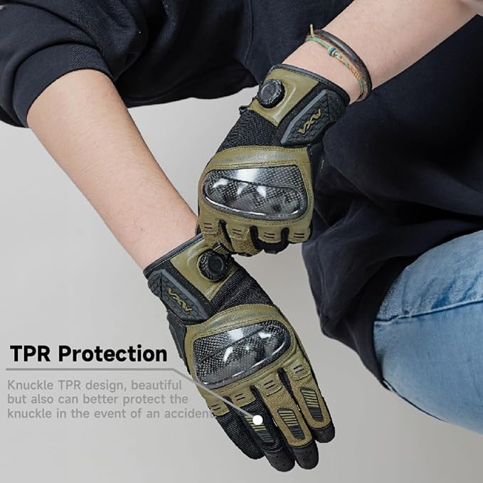 VXW High Protection Motorcycle Gloves - Image 8