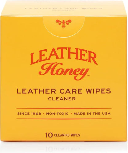 Leather Honey Leather Cleaner Wipes: Clean Leather On-The-Go. Cleaning Wipes by LeatherHoney