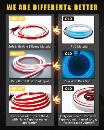 YM E-Bright Led Hood Light Strip Flexible Waterproof Dynamic Scan Start Up - Image 5