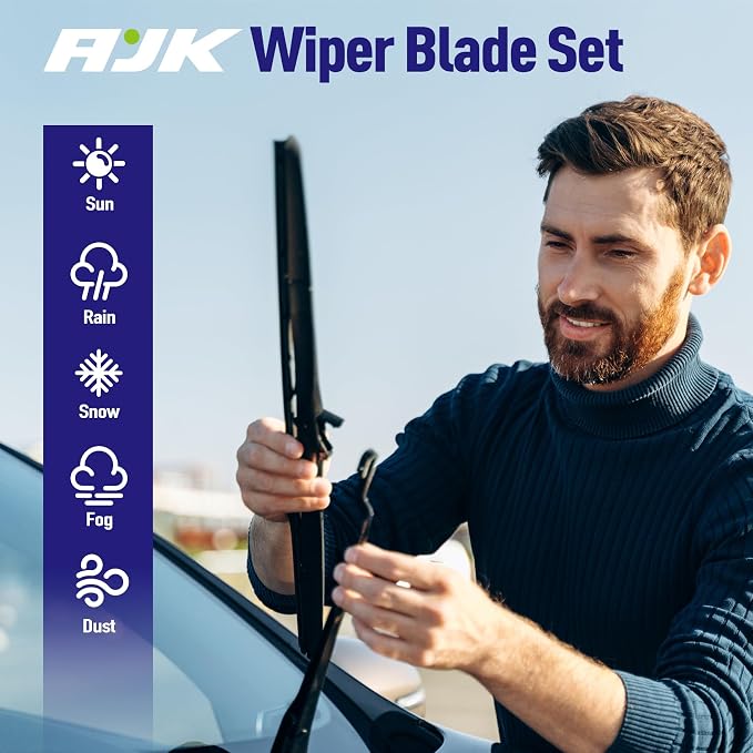 AJK Wiper Blades for Subaru Outback 2010 2011 2012 2013 2014, 2 Piece All - Image 7