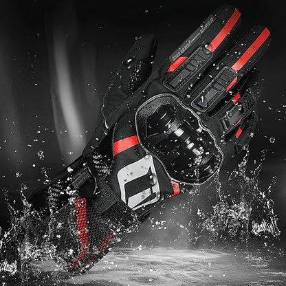 Motorcycle Gloves, Waterproof, Touch Screen, Men's Winter Gloves, Snowmobile - Image 5