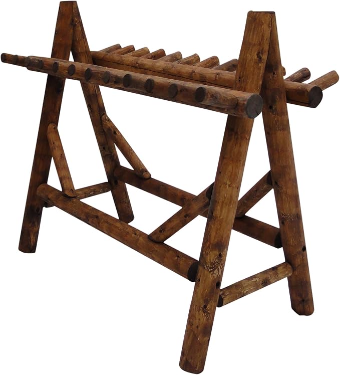 22-Place Freestanding Ski Log Racks, Pole Ski Holders, Garage Racks - Image 2