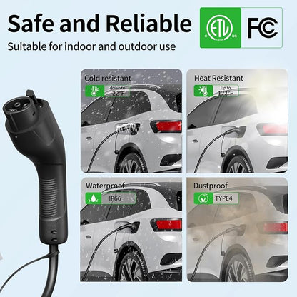 Level 2 EV Charger w/App Control: 32A 240V 7.68kW Fast Charging, NEMA 14-50 - Image 7