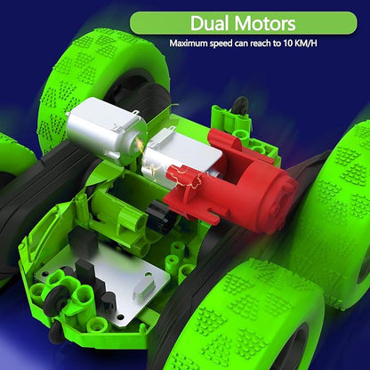 Remote Control Car, Double Sided 360°Rotating 4WD RC Cars - Image 3