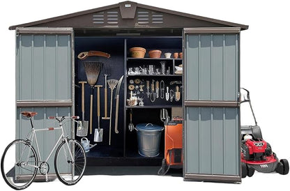 IKERY Metal Storage Shed by IKERY