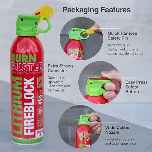 Lithium-Ion Fire Extinguishing Gel 3-Pack - Image 6