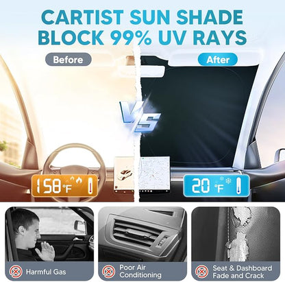 Cartist Windshield Sun Shade Fits - Image 6