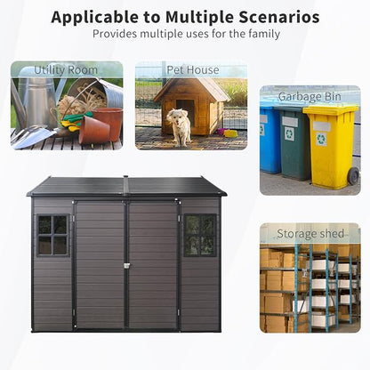 8x6 FT Outdoor Storage Shed - Image 5
