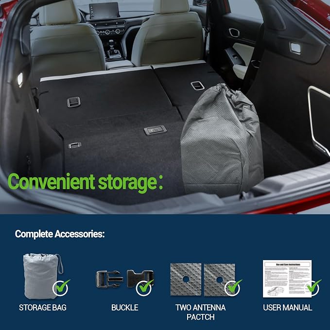 All Weather Waterproof SUV Car Cover, 7-Layer Non-Woven Cotton SUV Covers - Image 4