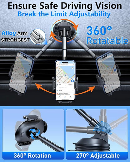 HTU 【Military-Grade Suction】 2025 Cell Phone Holder - Image 4