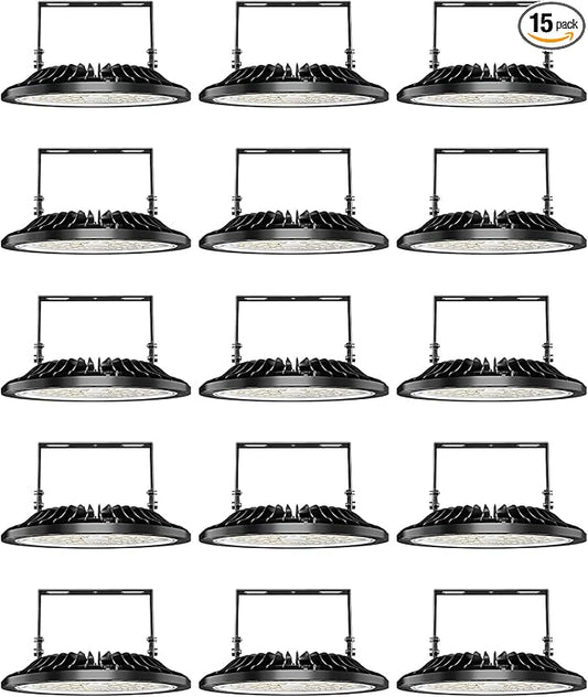Viugreum High Bay LED Shop Lights, 200W UFO LED High Bay Light 20, 000LM 120V by Viugreum