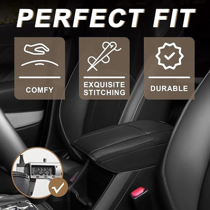 Muslogy Center Console Armrest Cover Compatible - Image 5