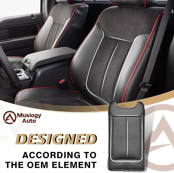 Muslogy Center Console Armrest Cover Compatible - Image 3