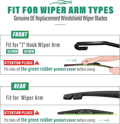 26" 18" 12" Windshield Wiper Blades Replacement - Image 8