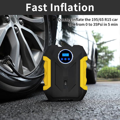 Digital Air Compressor for Car Auto Pump Portable Tire Inflator - Image 4