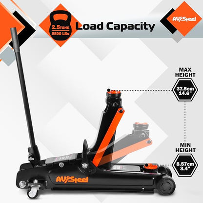 Floor Jack 2.5 Ton, Low Profile Floor Jack - Image 2