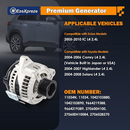 Ezexpreze 11034N Alternator Compatible - Image 2