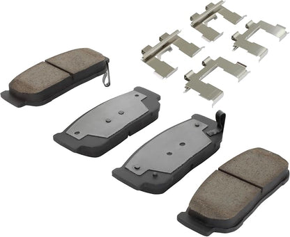 Premium Ceramic Rear Brake Pads Compatible - Image 2