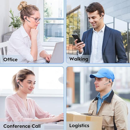 New bee Bluetooth Headset, 72H Talktime Wireless Bluetooth Earpiece - Image 7