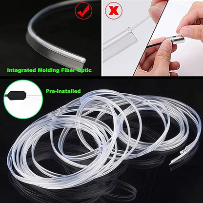 USB Car LED Lights, Interior Car Lights Strip 7 Colors Ambient Lighting - Image 2
