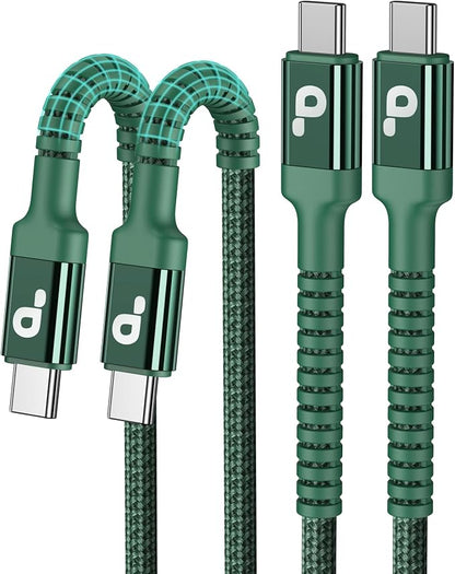 USB C Cable Fast Charging 10FT, iPhone 16 15 Charger Long Type C Nylon Braided by PRAKIE