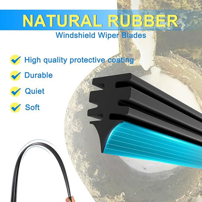 CJPPPZIW® Windshield Wipers-28 Inch+28 Inch+11 Inch Replacement - Image 8
