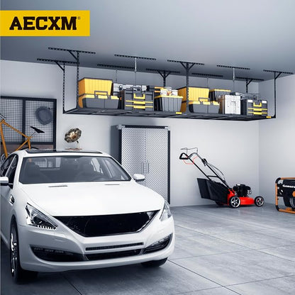 3x6ft Overhead Garage Storage, Adjustable Ceiling Mounted Storage Racks - Image 7