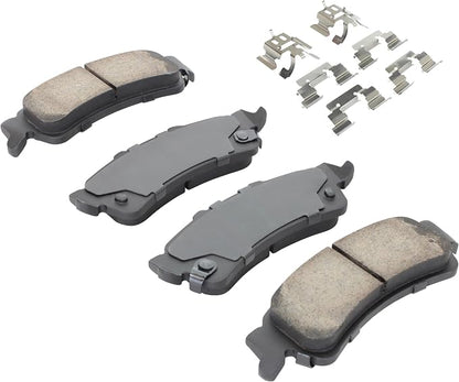 Premium Ceramic Rear Brake Pads Compatible - Image 2