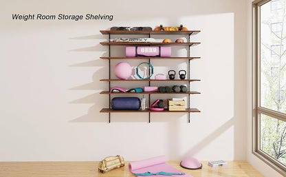 ROGMARS 60" W Garage Wall Mounted Shelving Heavy Duty, 6 Tier Garage Shelves - Image 5