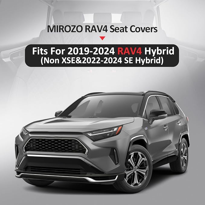 MIROZO Seat Covers for Rav4, Waterproof Car Seat Covers Compatible - Image 7