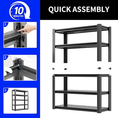 Metal Storage Shelving Heavy Duty, Shelves Unit - Image 7
