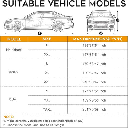 Waterproof SUV Car Cover: 6-Layer Protection from Rain, UV & Dust - Image 2