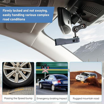 Radar Detector Mount Rearview Mirror Bracket, Aluminum Rearview Mirror Rod - Image 5
