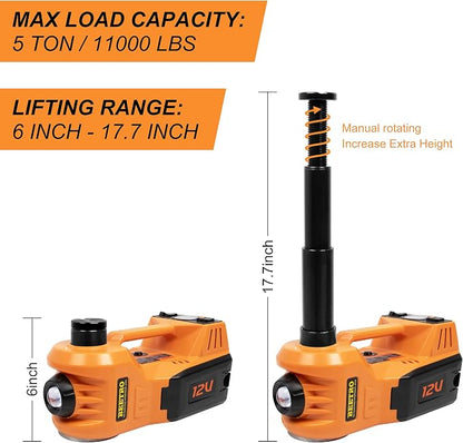 BEETRO Electric Car Jack Kit 5 Ton 12V - Image 2
