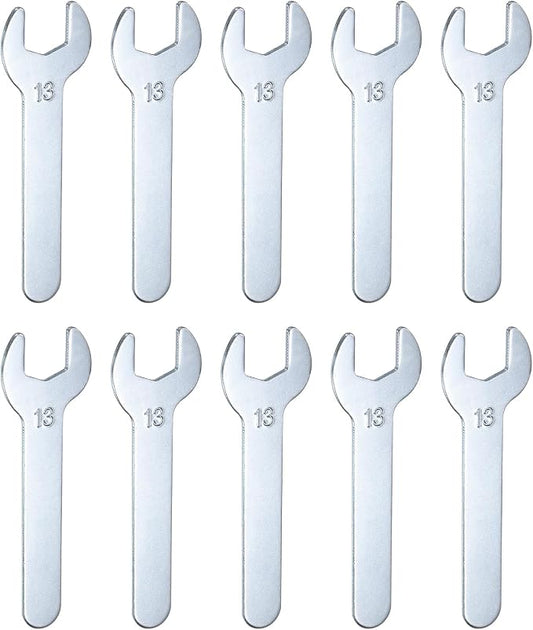 HARFINGTON 10pcs Small Wrench Open End Wrench 13x87x2mm Metric U-Shaped Single by HARFINGTON
