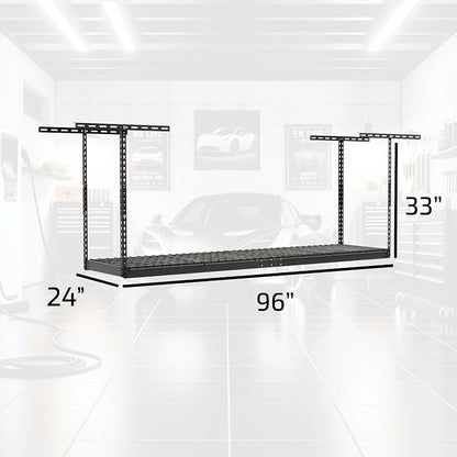 MonsterRax Overhead Garage Storage Rack 2x8, Ceiling Mounted Shelving, - Image 6