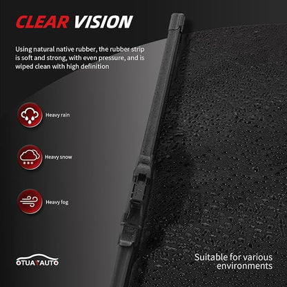 OTUAYAUTO Premium Windshield Wiper Blades - Image 5
