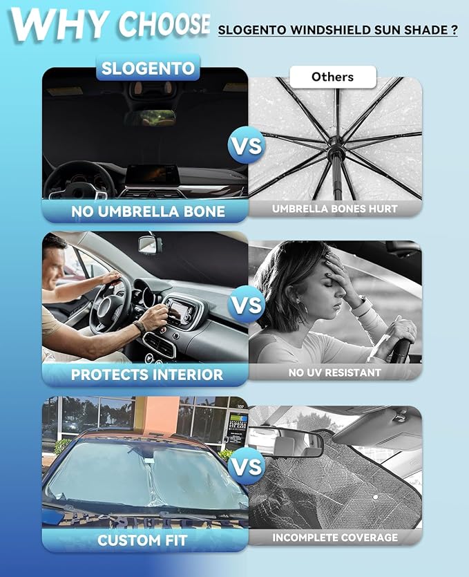 Windshield Sun Shade Car Sunshade - Image 5