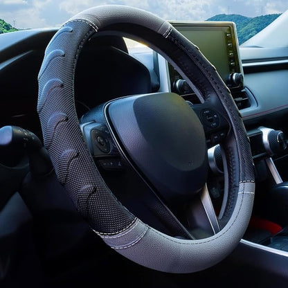 Grey Truck Steering Wheel Cover by LPITruck