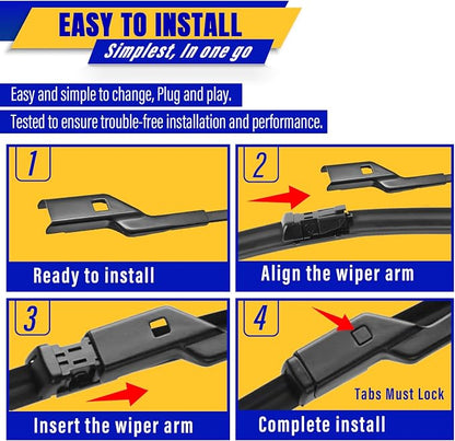 3 wipers Replacement for 2015-2020 2021 2022 2023 jeep renegade, Windshield - Image 8