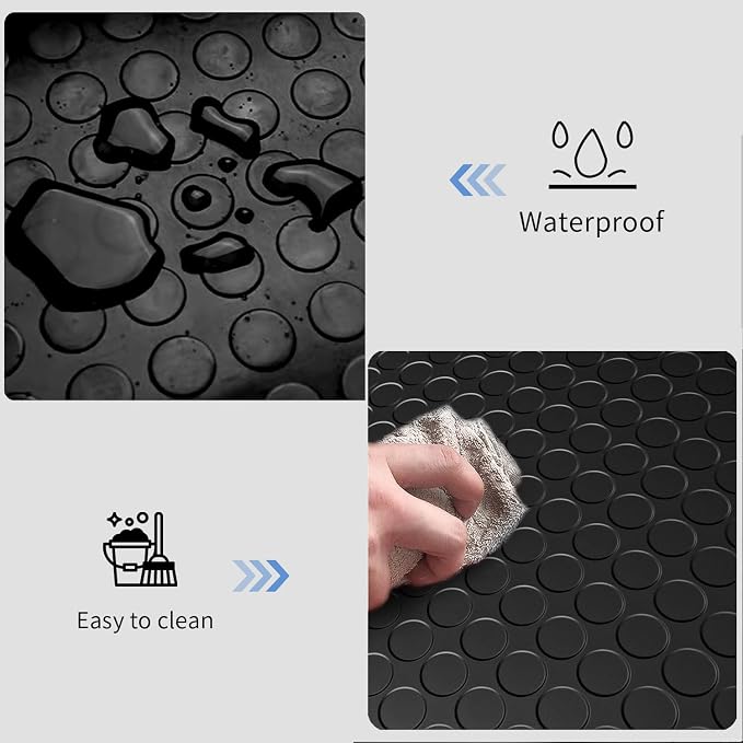 Premium Garage Floor Mat, Commercial Grade Heavy Duty Parking Mat - Image 5
