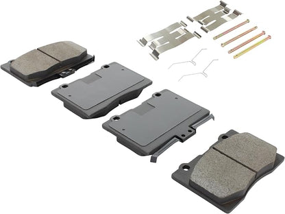 Premium Semi-Metallic Front Brake Pads Compatible - Image 2