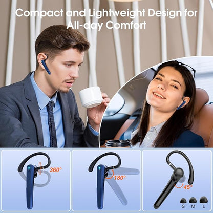 Bluetooth Headset V5.3, Wireless Earpiece - Image 6
