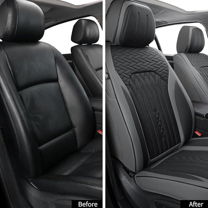 Car Seat Covers Full Set, Leather Seat Covers - Image 6