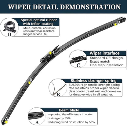 AUTOBOO 28"+28" Windshield Wipers - Image 4