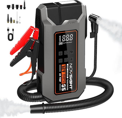NOVSIGHT Jump Starter With Air Compressor by NOVSIGHT