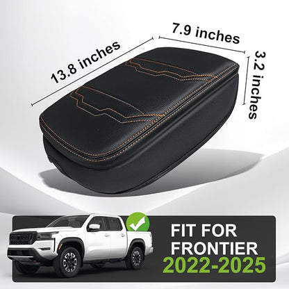 Muslogy for Frontier Center Console Pad Armrest Box Cover Vegan Leather Soft - Image 2