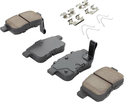 Premium Ceramic Rear Brake Pads Compatible - Image 2
