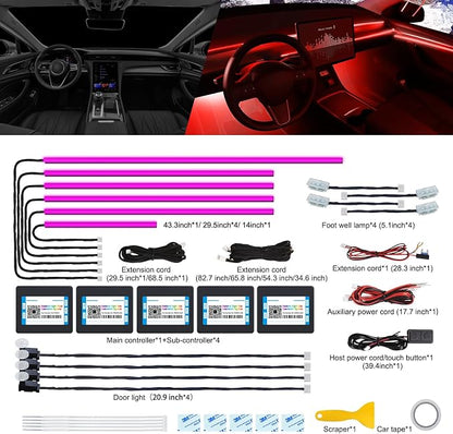 Acrylic Interior Car LED Strip Light - Image 3
